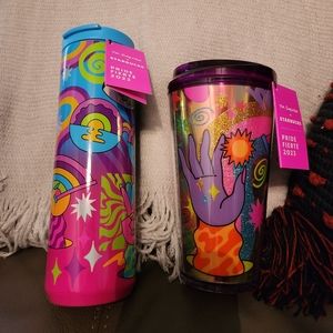 Starbucks Tim Singleton Pride 2023 stainless and acrylic set